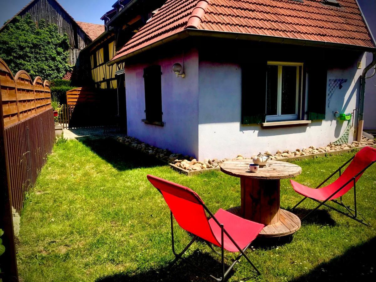 Gite Plain-Pied Avec Jardin Du Centre Alsace Ebersheim Экстерьер фото